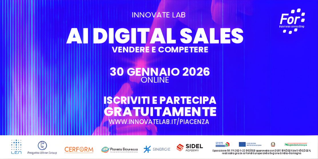 Innovate Lab: webinar gratuiti su AI Digital Sales - 30/1/2026